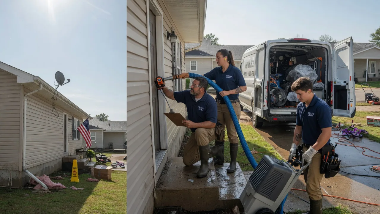 Ceiling Water Damage Restoration in Mcclellandtown, PA near me